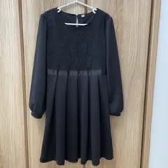 ブラックレースワンピース 120サイズ