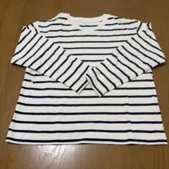 UNIQLO KIDS 長袖ストライプTシャツ130cm