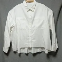 ★AZUL BY MOUSSY ★ホワイト 長袖シャツ★展示会見本商品のサムネイル