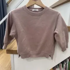 PAIR MANON ピンク クルーネック トレーナー