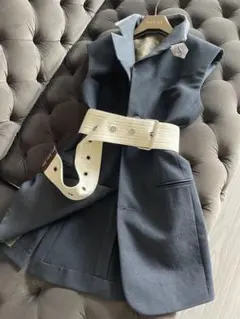 LOUIS VUITTON★スリーブレスシングルブレステッドジャケット★ヴィトンのサムネイル