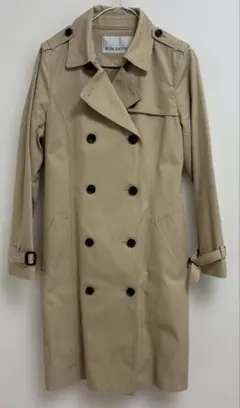 ナチュラルビューティーベーシック トレンチコート スプリングコート ベージュ M