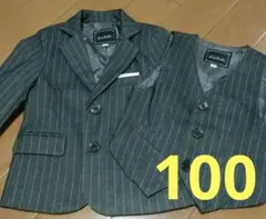 グレーストライプ・フォーマルスーツ４点セット