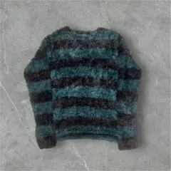 Stussy Hairy Stripe Crew Sweater - メルカリ
