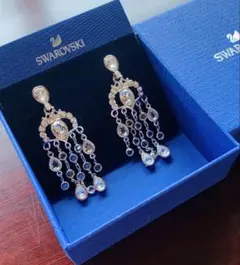 スワロフスキー ピアス ミランダ・カーモデル ドロップ - メルカリ