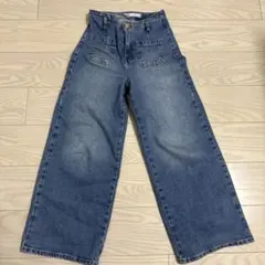ZARA ワイドレッグデニムパンツ EUR 32