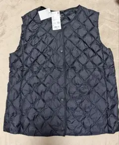 UNIQLO ウォームパデッドベスト L ブラック