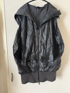 adidas Stella McCartney フード付きジレ　 S ブラック