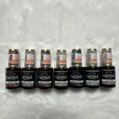 品薄　セリアフラッシュジェルネイル ジェルネイルセット 7色