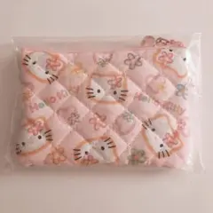 みんなのキルト キティ シークレットフラットポーチ