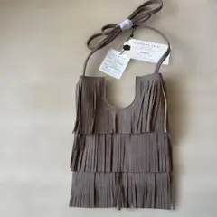 CIAOPANIC TYPYチャオパニックティピーフリンジ付ショルダーバッグ