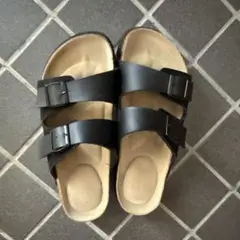 GLOBAL WORK ブラックサンダル
