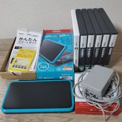 New ニンテンドー 2DS LL ブラック×ターコイズ