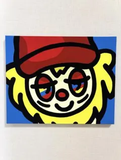 あ*は様 『青い空の下で生まれたダルマ』絵画 原画 絵 動物画 ポップ
