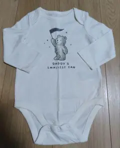 新品未使用☆GAP コットンロンパース 長袖 Tシャツ 6-12ヶ月