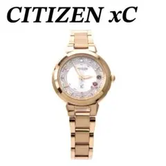 未使用 世界限定品 シチズン xC ティタニア ハッピーフライト夕日 白蝶 