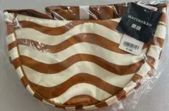 新品未使用タグ付き　ユニクロ　マリメッコ　ラウンドミニショルダーバッグ　カーキ