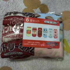 カントリーマアム キッズ靴下 6足セット 15-20cm