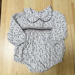 花柄ロンパース 80サイズ