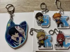 ブルーロック　糸師凛　アクリルキーホルダー、蜂楽・國神・千切・雷市 キーチェーン