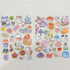 ボンボンドロップシール　シール　おすそわけ　キャラクター　ディズニー　たまごっち