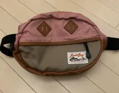 BEAMSBOY ウエストポーチ ボディバッグ　ピンク/ブラウン別注
