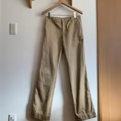 GAPチノ素材ストレートフレアパンツ