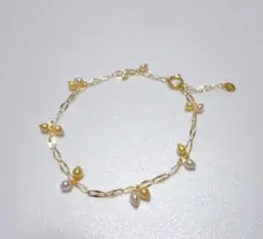 ハリックァ✨イエローダイヤモンドブレスレット✨18K - メルカリ