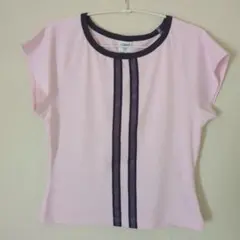 ピンク M テニスウェア、Tシャツ、スポーツ