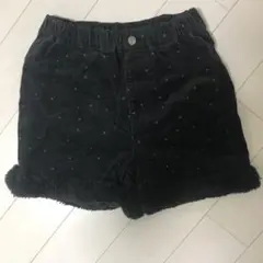 星柄ファー付きショートパンツ