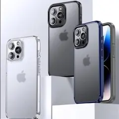 大人おしゃれ iPhoneケース 半透明 カバー 耐衝撃 フレームカラー 極薄