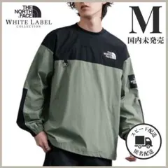 【新品】M ノースフェイス アルバニー クルーネック ロンT カーキ 韓国限定