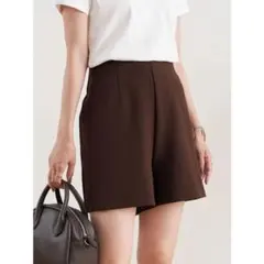 earth music&ecology ショートパンツ ブラウン Sサイズ