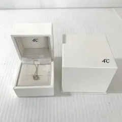 4°C K10 ホースシューネックレス　馬蹄　0.9g 中古　M70627-5