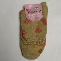【tutuanna】ふわふわ ソックス 22-25cm ハート 滑り止め付き