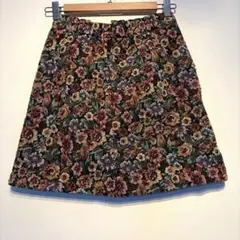 LOWRYS FARM フラワープリント タイトスカート