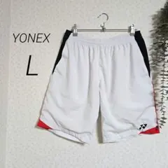 美品　YONEX　ハーフパンツ　白　L　ベリークール　メッシュ裏地　テニス　l