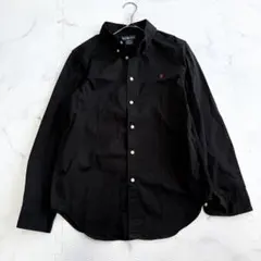 ✨大人気✨ラルフローレン　黒 長袖シャツL