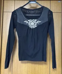 HIROKO KOSHINO 黒カットソーのサムネイル