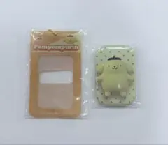 サンリオ　サンリオキャラクターズ スクエア缶バッジ＆カバー　ポムポムプリン4