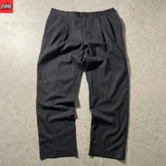 382古着JOS. A. BANKストライプスラックス2タックワイドシティボーイ