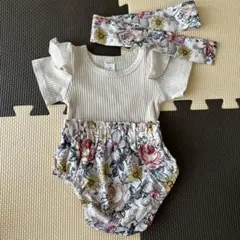 【3点セット】SHEIN ロンパース ブルマ 68