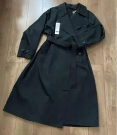 ユニクロ ユニクロU レディース トレンチコート 黒 M【 新品】