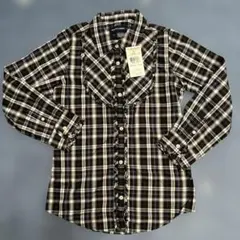 新品タグ付き　RALPH LAUREN チェック　ブラウス　6X(125)サイズ