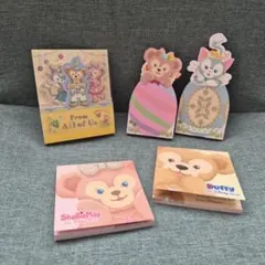 ダッフィー シェリーメイ ステラ・ルー メモ帳 5点セット まとめ売り