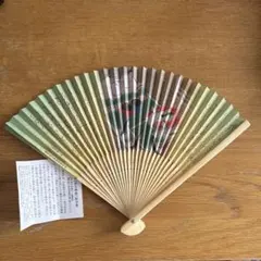 扇子　久我家嫁入本『源氏物語』絵合巻　新品！