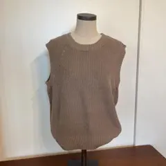 LOWRYS FARM ニットベスト　グローバルワーク　レプシィム