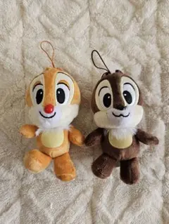 チップとデール ちりめん風 根付ストラップ - メルカリ