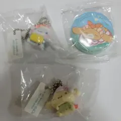 シナモロール　くら寿司　　フィギュア　缶バッチ