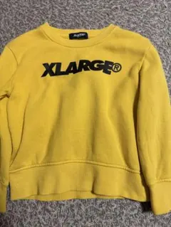 XLARGE KIDS トレーナー イエロー 110cmのサムネイル